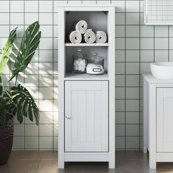 Mueble de baño BERG blanco 40x34x110 cm madera maciza de pino