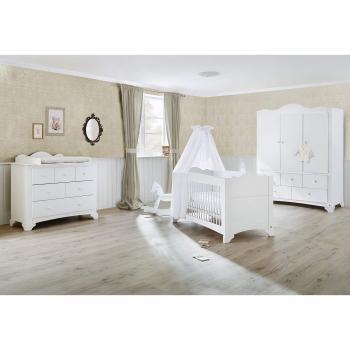 Habitación Infantil Ancha Grande de Pino con 3 Puertas