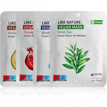 eyeNlip - Like Nature Vegan Mask Set - 4 Types Blueberry
