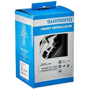 Shimano FDM3000TSX6 Desviador ACERA M3000 9X3V, Unisex Adulto, Plata