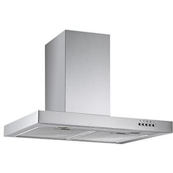 Campana Extractora Murale Respekta CH 22098 IXB de 60 cm, Acero Inoxidable, 194W, 69dB