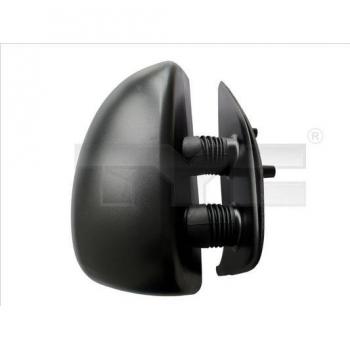 Espejo retrovisor TYC 309-0139 con diseño específico para el lado del conductor, acabado en negro, vidrio convexo para mayor visibilidad, incluye soporte y es compatible con varios modelos de vehículos