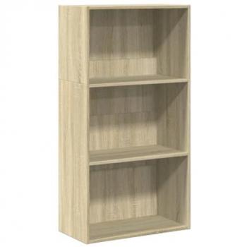 Estantería de madera de ingeniería roble Sonoma 60x30x114 cm
