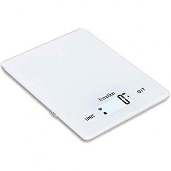 Báscula de Cocina Terraillon 14483 - Capacidad de hasta 5 kg, precisión de 1 g, pantalla LCD, función tara, diseño compacto y elegante