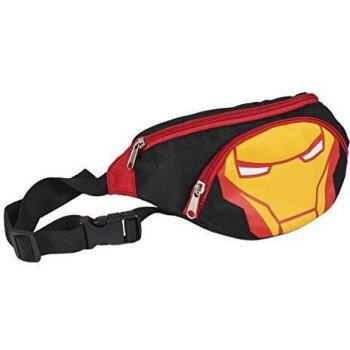 ARTESANIA CERDA Avengers Bolso Riñonera, 33 cm, Negro