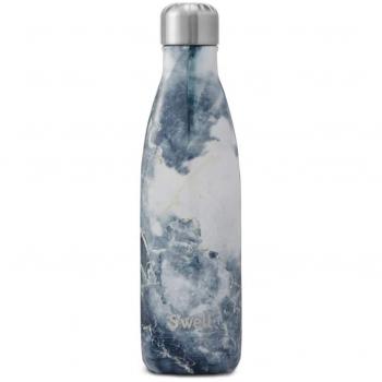 S'well Vacuum Insulated Stainless Steel Water Bottle, 500ml, Blue Granite