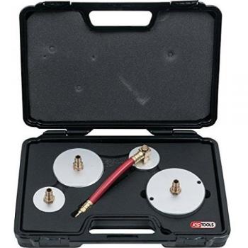 KS Tools 160.0710 Juego de boquillas adaptadoras universales para la purga de frenos, 4 pzs