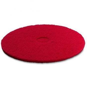 Pad de limpieza Karcher rojo, medio suave, 432 mm, paquete de 5 unidades