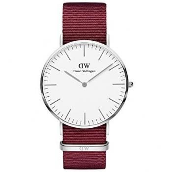 Daniel Wellington Unisex Adult Analogue Quartz Watch with Nylon Strap DW00100268