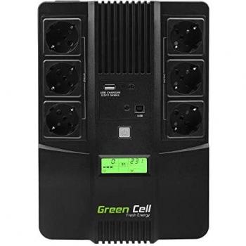 Green Cell AiO 800VA 480W Überspannungsschutz 230V Black