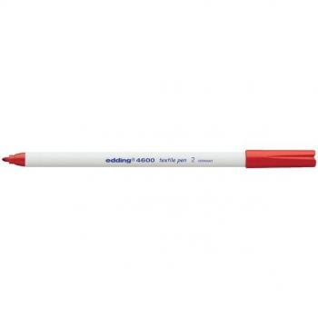Rotulador Edding 4600 Tela Fino Rojo - Pack de 10 unidades