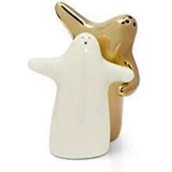Soirée Dancing Salt & Pepper Vintage en blanco y oro para la cena/fiesta/regalo/Vintage/diseño/ – , 8 x 10 x 3.3 cm – un Thumbs Up. Brand – 1001934