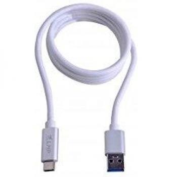 Cable USB-C a USB-A 1m, USB 3.2 Gen 1, Plata, 56k Resistencia