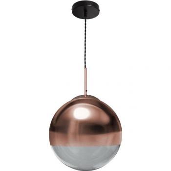 Lámpara Colgante Metal Y Cristal Yelitza