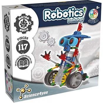 Science4you-Robotics Robotics Deltabot - Juguete Científico y Educativo Stem para Niños +8 Años, Multicolor, Regular