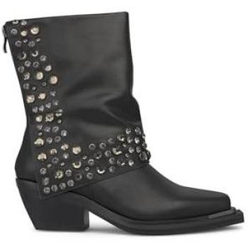 Botines de Piel para Mujer con Tachuelas Alma en Pena - Modelo I240716 Talla 39