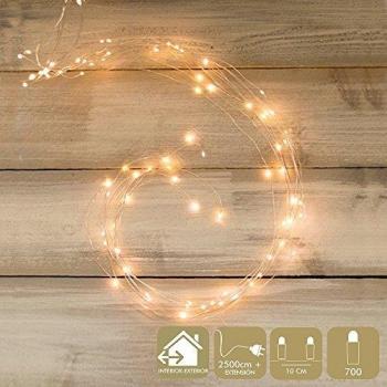 JUINSA Luces led para Exterior de Metal Blancas de 250 cm - LOLAhome