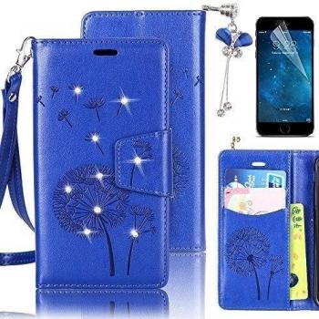 Sunroyal ® para Samsung Galaxy S7 Edge SM-G935Funda Carcasa Cuero Tapa Leather Wallet Ultra Slim Case Cover Cuero Impresión PU Piel Wallet Style Flip con Cierre Magnético y Función de Soporte Billetera con Tapa para Tarjetas +1xStylus Pen +1x Protecto