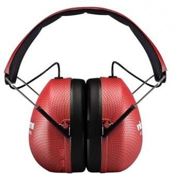 Vic Firth VXHP0012 Bluetooth Isolation Headphones for Drummers - Red with Black Foam Pads
