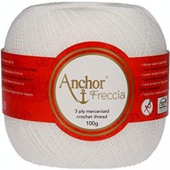 Anchor Hilo de ganchillo, 100% algodón, 7901, Stärke 20