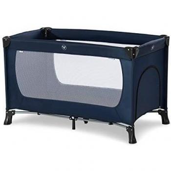 Cuna de Viaje Hauck Dream N Play Plus Navy con Bolsa de Transporte