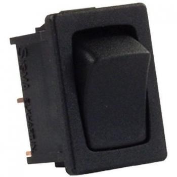 JR Products 12811 – 5 Color Negro 12 V Mini momentáneo Interruptor de Encendido/Apagado