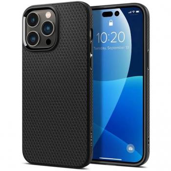 Spigen Funda Liquid Air Compatible con iPhone 14 Pro MAX - Negro Mate