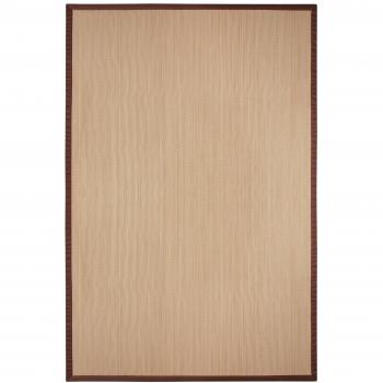 Estores Collection Living Fibras Alfombra Natural 120 x 180 cm, 80% PVC-20% Poliéster