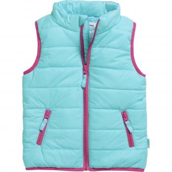 Children's Solid Quilted Sleeveless Down Jacket Playshoes