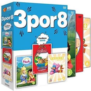 3 Por 8: Pocoyo+Caillou+Heidi