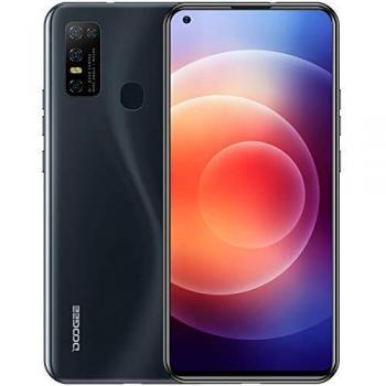 DOOGEE N30 Smartphone, Pantalla de 6.55 DotDisplay, 4 GB+128 GB, 4G Moviles Libres Cámara Cuádruple de 16 MP, 8MP Frontal Cámara, Procesador Octa-Core, 4500 mAh, Android 10 Telefono Movil, Negro