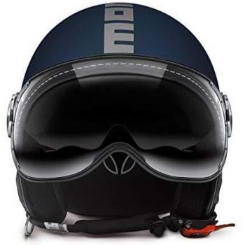 Casco Momo Fighter FGTR EVO - Color Azul Opaco/Gris - Talla M