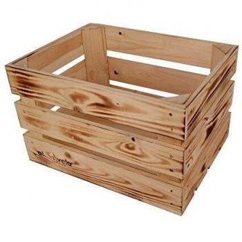 Atranvelo Unisex - Caja de Madera Woody Fruit para Adultos, Color Negro, Talla única