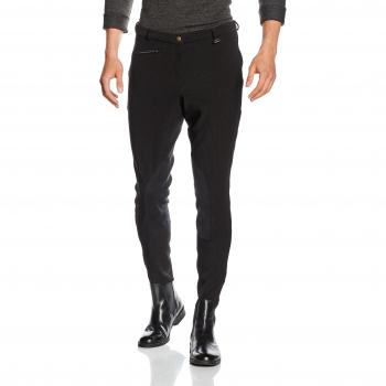 HKM Bochum, Pantalones De Equitación Para Hombre, Negro, 98 cm