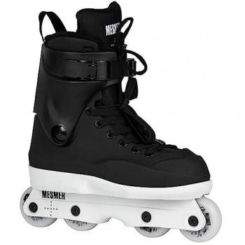 Mesmer Patines En Línea Throne John Bolino V2 - Patines agresivos, diseño moderno, ruedas de 58 mm, chasis de aluminio, soporte para trucos y saltos, sistema de cierre ajustable, ideal para sk
