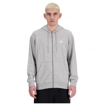 Sudadera con capucha New Balance Sport Essentials Logo gris para hombre - L, Casual, Deportivo, Algodón