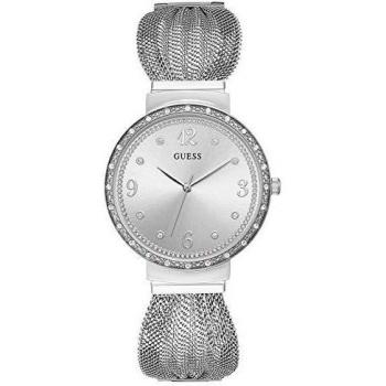Guess Reloj Analógico para Mujer de Cuarzo con Correa en Acero Inoxidable W1083L1