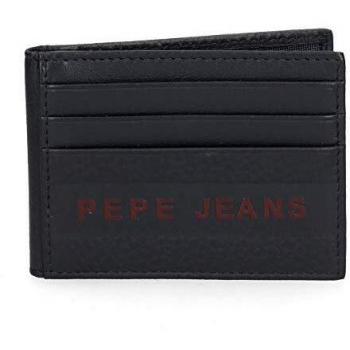 Pepe Jeans Raise Tarjetero Azul 9,5x7,5 cms Piel