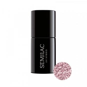 Esmalte Semipermanente UV 322 Efecto Purpurina Marrón Brillante - Semilac - 7ml