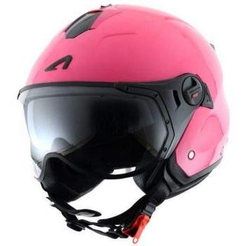 Astone Helmets MINISPORT-PIM Minijet Sport - Casco de motocicleta, Rosa Brillante, M