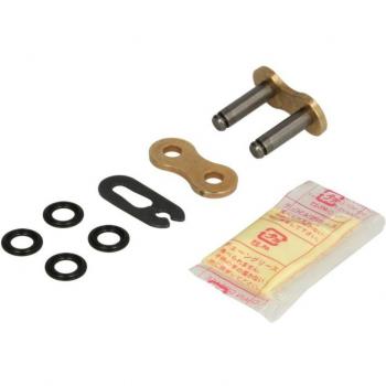 Grillete de unión DID CL520ATV-FJ - Conector para cadena de motocicleta, compatible con cadenas tipo 520, fabricado en acero de alta resistencia, acabado galvanizado para mayor durabilidad y resistencia a la corrosión,