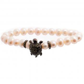 Brazalete de mujer Lancaster JLA-BR-TURTLE-3-WH 16 mm
