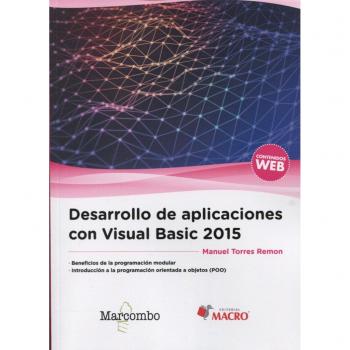 Desarrollo de aplicaciones con Visual Basic 2015 - Manuel Torres Remon