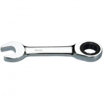 Llave inglesa HANS 8 mm corto, llave poligonal y boca de trinquete HANS 1165S/8