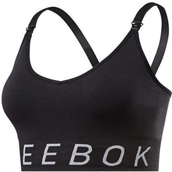 Reebok Sr Maternity Bra Sujetador Deportivo, Mujer, Negro, 2XS