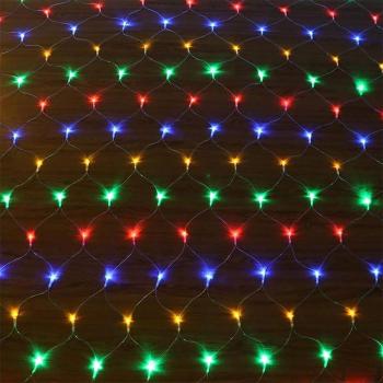 Guirnalda de Luces LED Exterior IP44 80 LEDs Blanco 1.2*1.2m con 8 Modos de Brillo
