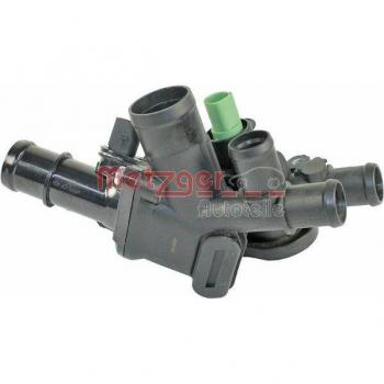 Termostato de refrigerante METZGER 4006165, compatible con sistemas de refrigeración, fabricado con materiales de alta calidad, diseñado para un ajuste preciso de la temperatura del motor, fácil instalación y durabilidad garantizada