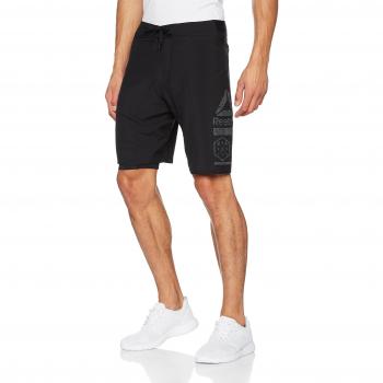Reebok Epic 2-In-1 Short Pantalón Corto, Hombre, Negro