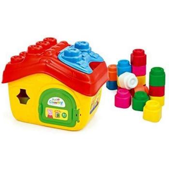 Clementoni - Clemmy la Casa de Peppa Pig - Bloques bebé Peppa Pig- 6 a 36 meses