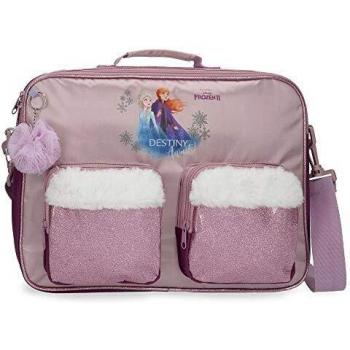Disney Frozen Destiny Awaits Cartera Escolar Morado 38x28x6 cms Poliéster